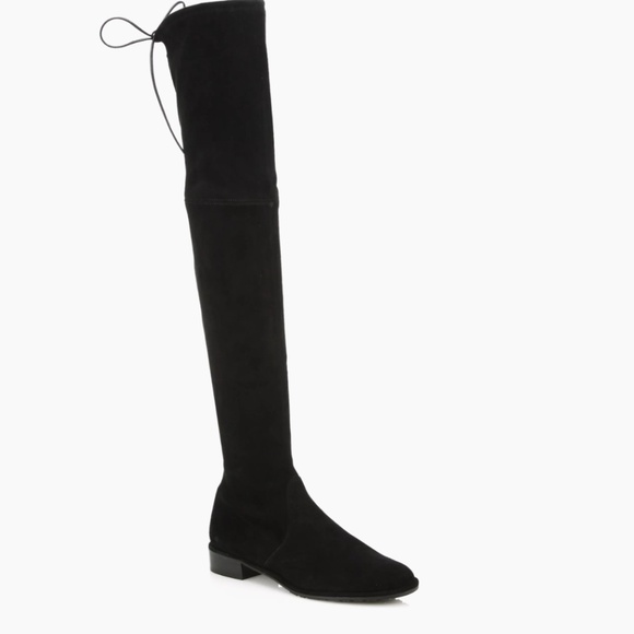 LIKE NEW Stuart Weitzman Lowland Suede Thigh-High Boots - Picture 1 of 10